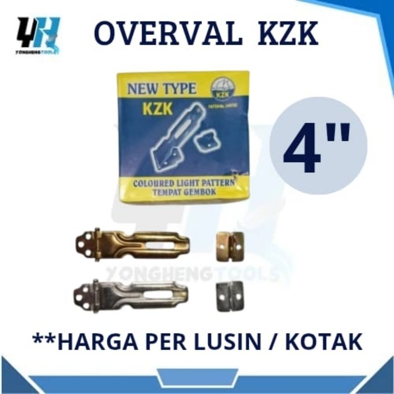 Overpal Warna KZK Tanpa Skrup 4" ( 7cm )