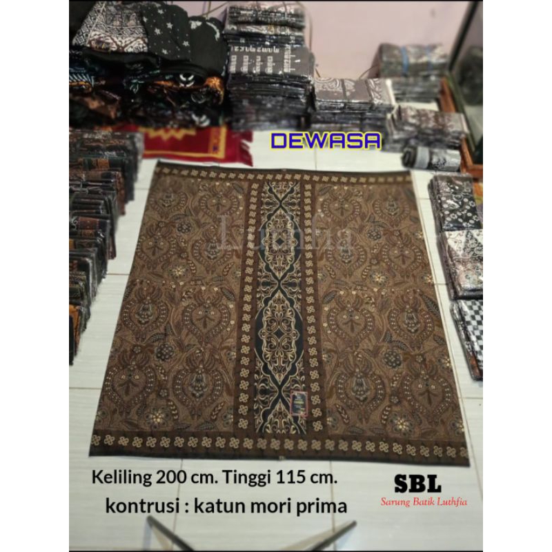 Sarung Batik Kain Katun Mori Prima bisa buat Cowok/Cewek