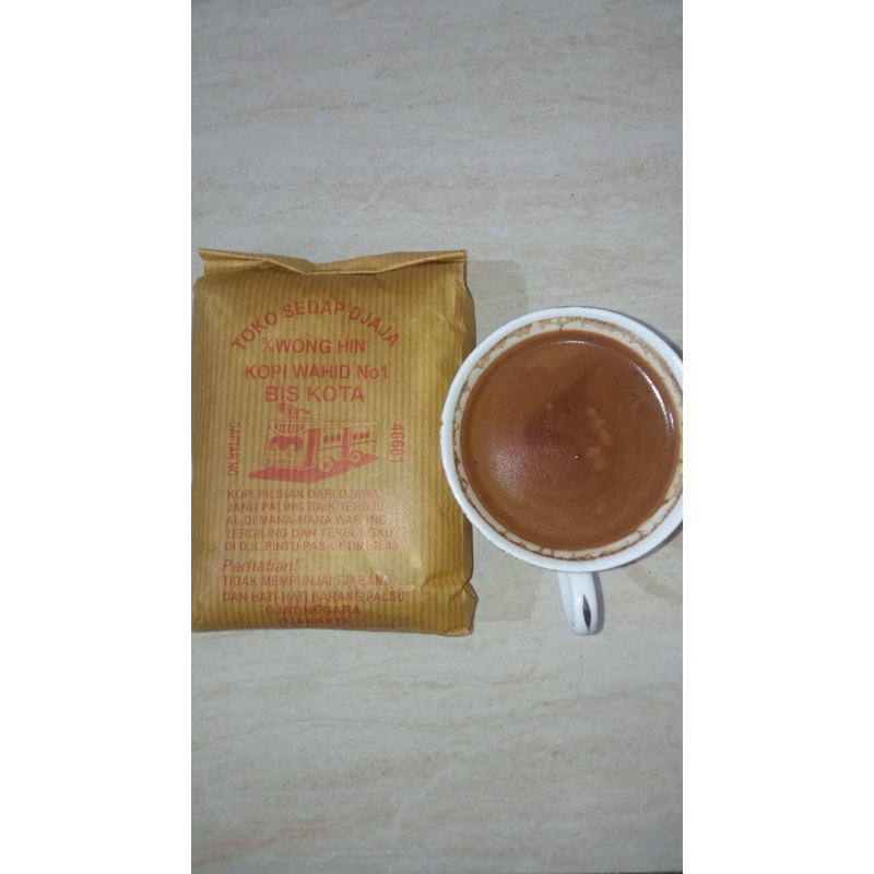 

KOPI BIS KOTA 250gram (Robusta) / Kopi Wong Hin Asli jatinegara