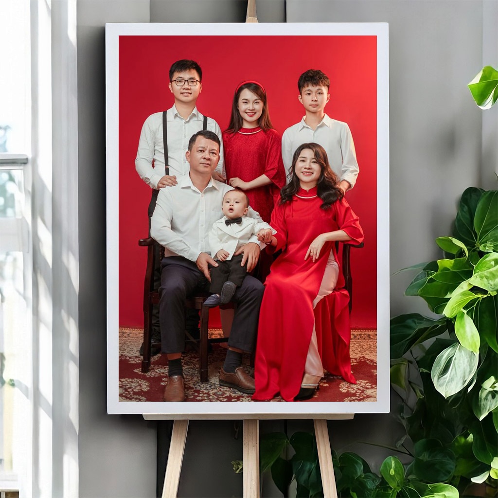 CETAK FOTO  BINGKAI FIBER PREMIUM  UKURAN 16RS 45X65CM /WEDDING FOTO / CETAK FOTO PREWEDDING/ FOTO K