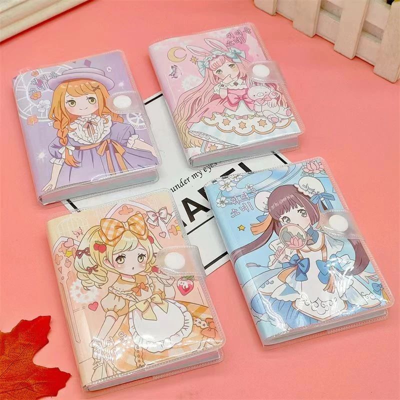 

Buku Catatan Diary Klip Kancing Lucu A7 / Notebook Size A7