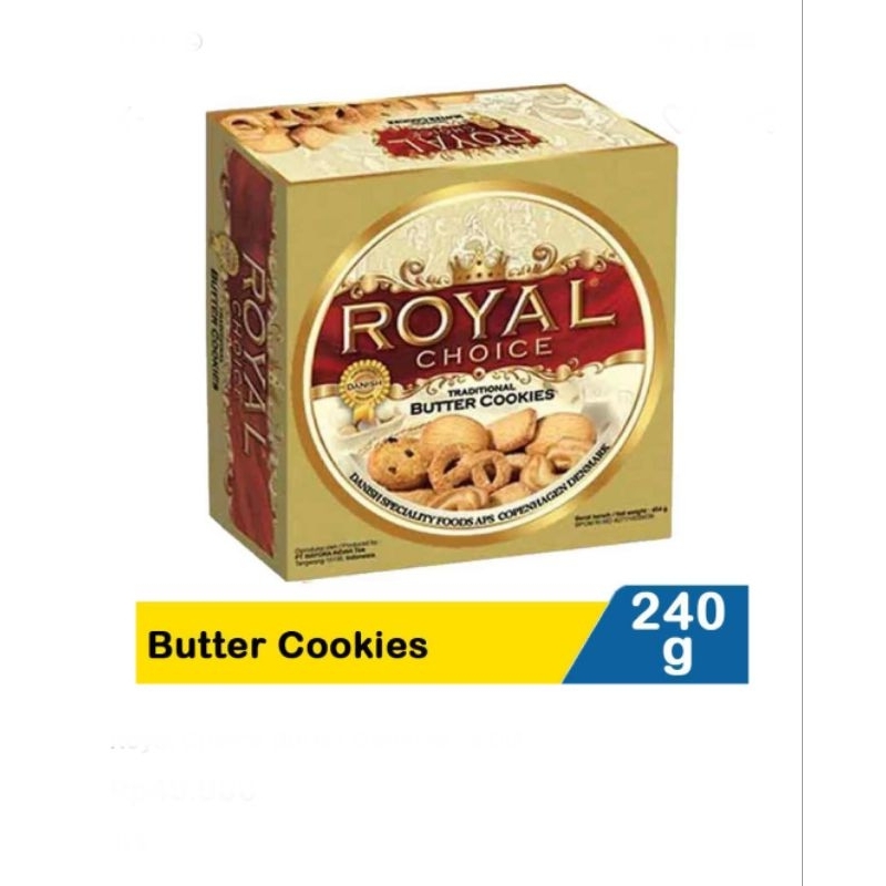 

Royal Choice Butter Cookies 240 gram Kaleng