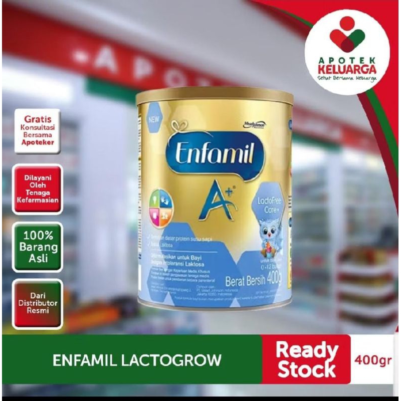 ENFAMIL LACTOFREE CARE 400GRAM SUSU ALERGI LAKTOSA ALERGI SUSU SAPI