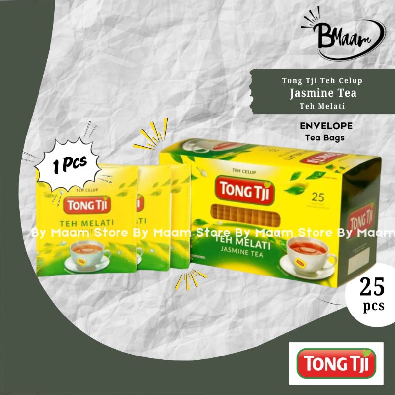 

Tong Tji Teh Teh Celup Jasmine Tea Teh Melati isi 25 Kantong Envelope/Amplop Tong Tji Jasmine Tea Premium