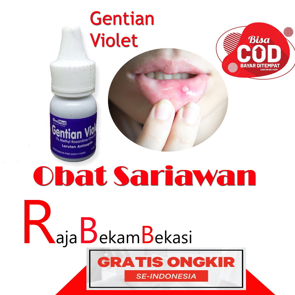 Gentian Violet Obat SARIAWAN dan menghilangkan BAU mulut