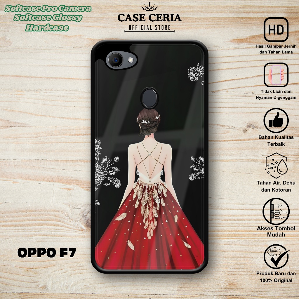 Case Oppo F7 - Casing Oppo F7 ( Gaun ) – Softcase Pro Camera Oppo F7 – Silikon HP – Hardcase HP F7