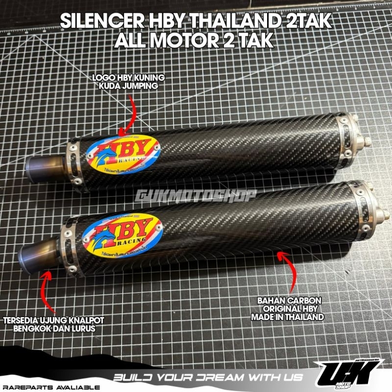 silencer HBY Thailand carbon original