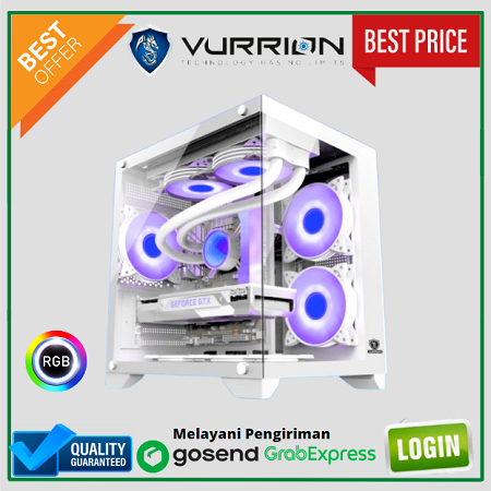 PC Gaming AMD Ryzen 5 5600XT ( RTX 5050 8GB DDR6 ) Siap Rendering dan Games Berat