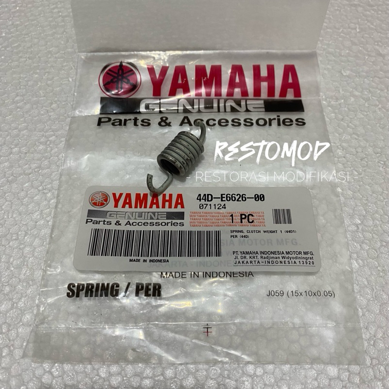 PER SENTRI XEON PER SENTRIK PER KAMPAS GANDA XEON KARBU ORI YAMAHA 44D-E6626-00 SPRING KAMPAS GANDA