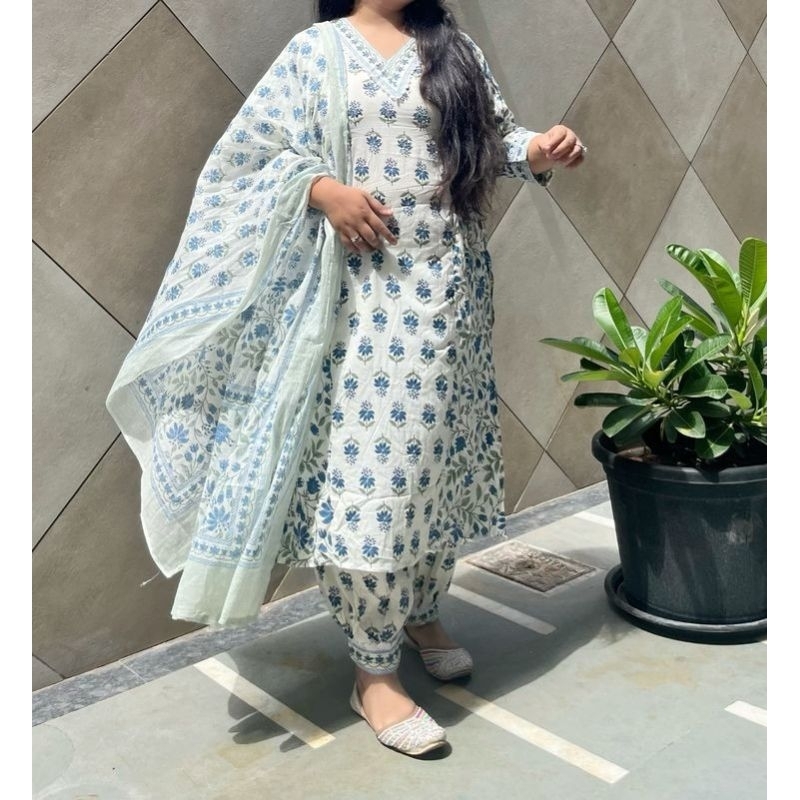 Baju India Wanita Kurti Set New/Baru Original