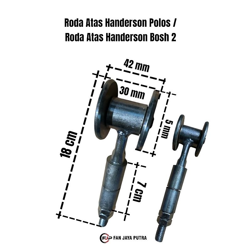 Roda Atas Handerson Bosh 2 | Roda atas pintu handerson pintu lipat pintu garasi