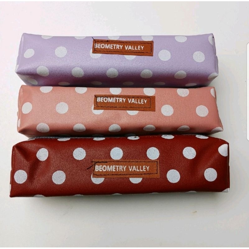 

KOTAK PENSIL ANAK MOTIF POLKADOT ( 6pcs )