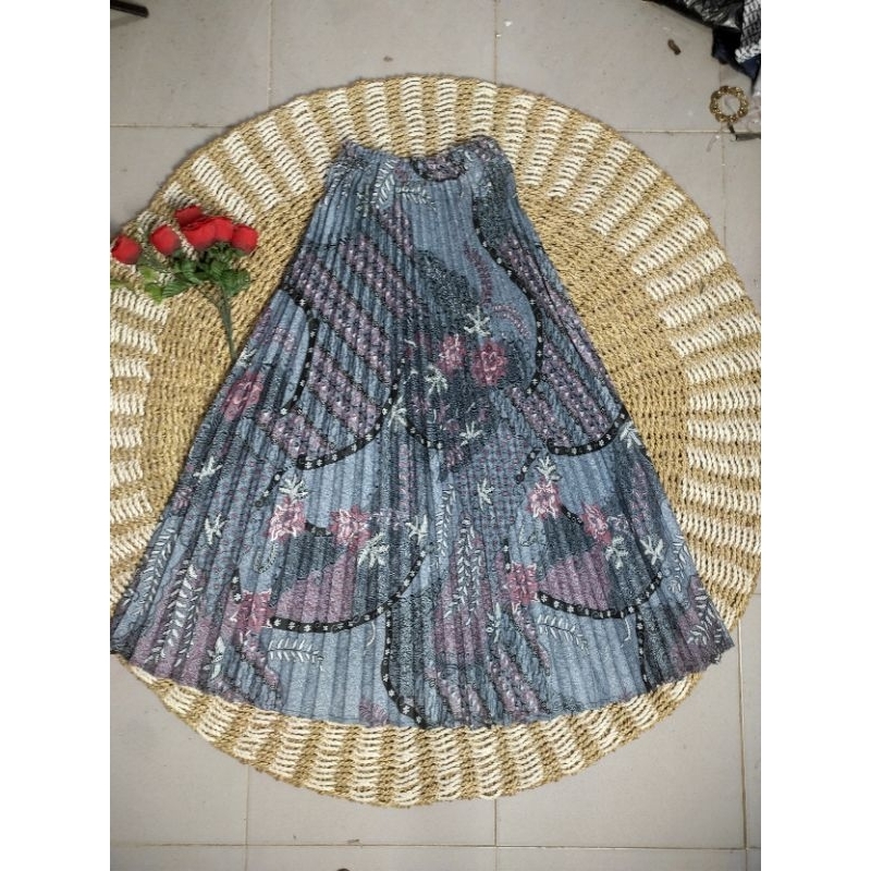 ROK.PLISKET//rok batik jumbo // rok batik payung plisket // rok plisket batik payung // premium rok 