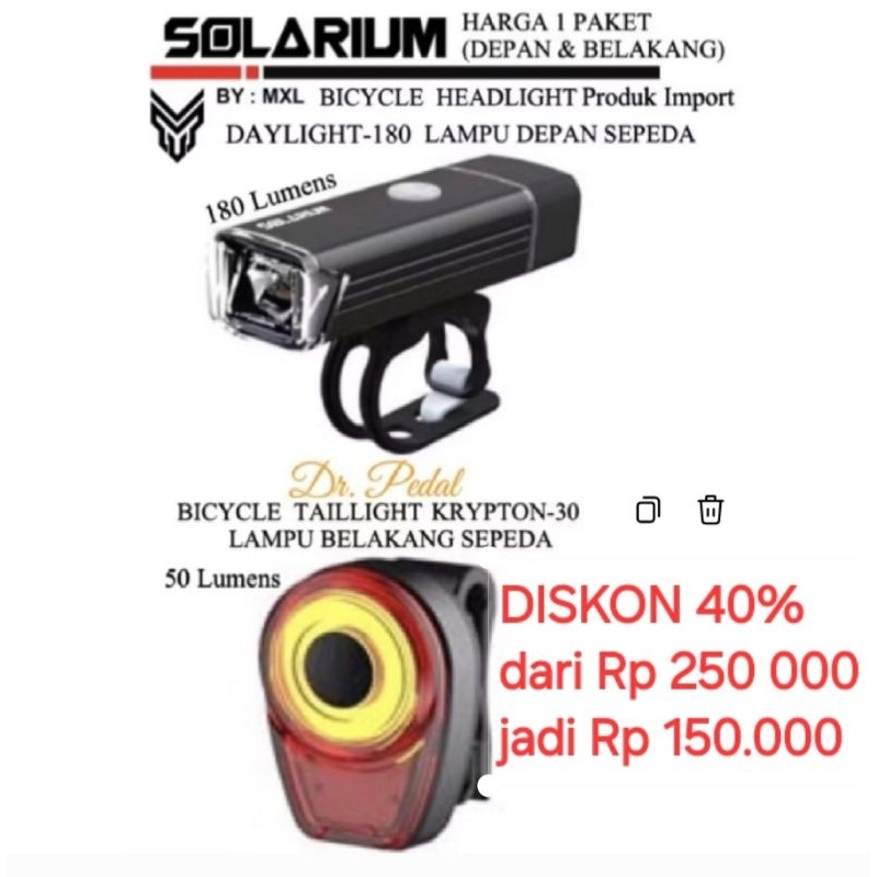 Lampu sepeda impor lampu sepeda lipat lampu speda murah lampu sepeda depan belakang