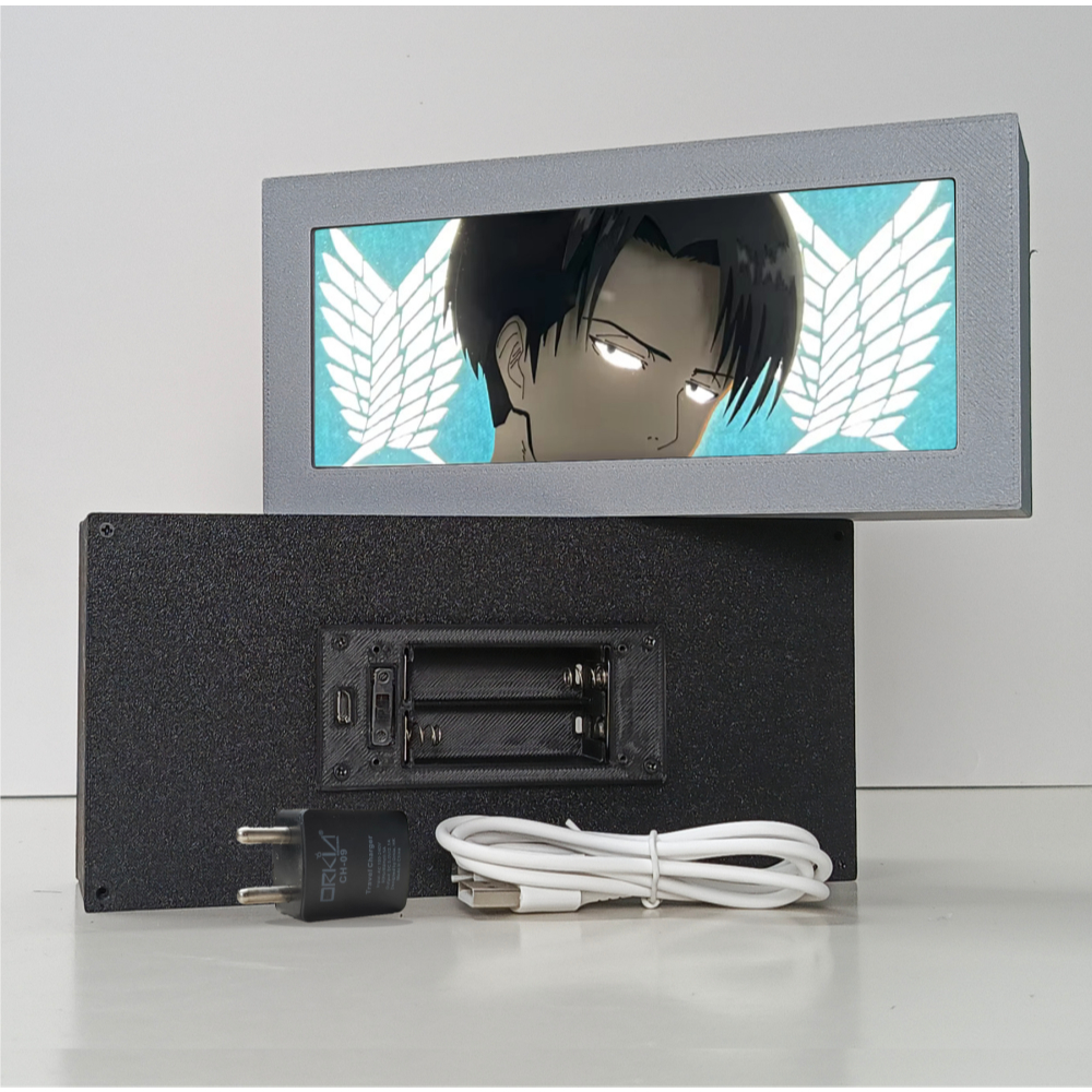3D anime Lightbox Attack on titan
