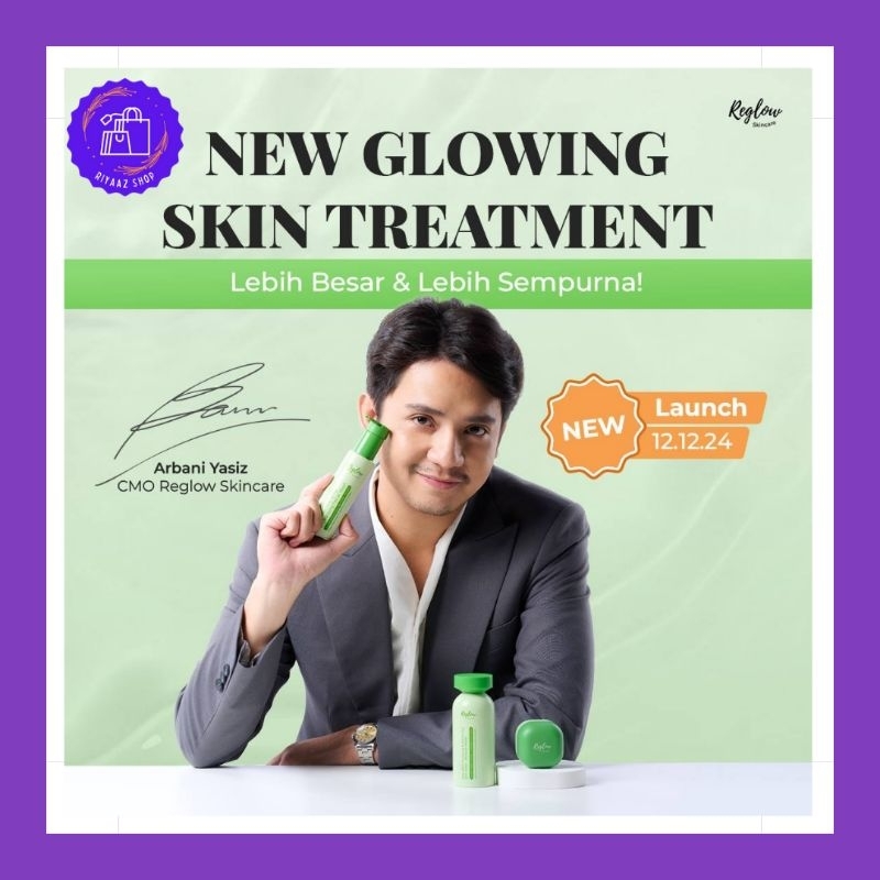 New Reglow Basic Skincare Set | Skincare | Skincare BPOM Glowing | Skincare Bumil | Skincare Cowok |