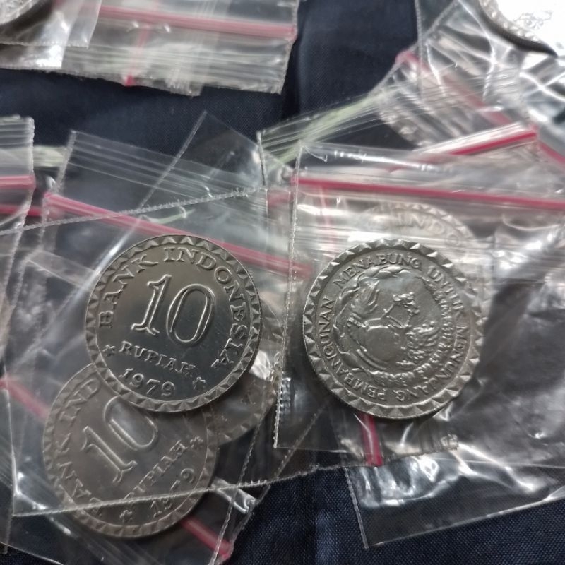 Paket mahar nikah 25 Rupiah koin(2 keping 10 Rp Tabanas & 1 keping 5 Rp)