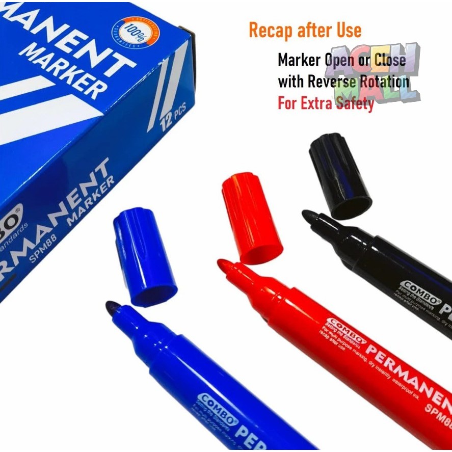 

Spidol Permanen Permanent Marker Round Tip SPM-88