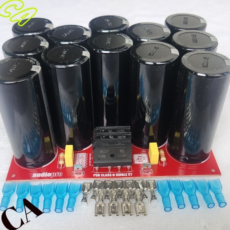 KIT PSU 12 ELCO EPSILON 10000uf 100V CLASS H SINGLE CT LENGKAP BERKUALITAS