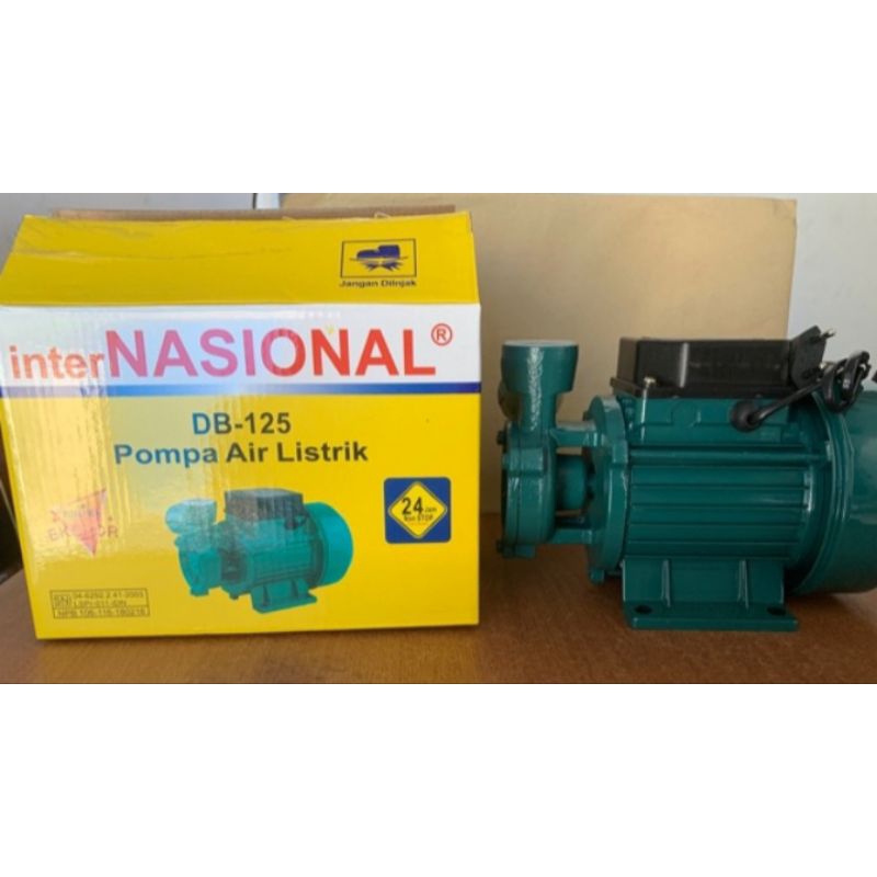 Pompa interNASIONAL DB 125 pompa air sumur dangkal 125 watt
