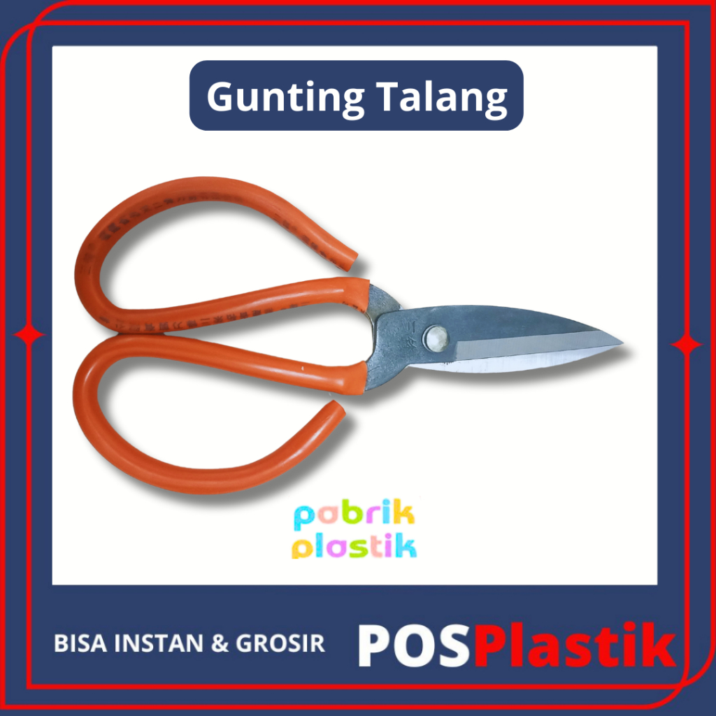 

Gunting Talang Kuat, Tajam, dan Tahan Lama! 8 inch Gunting Serbaguna