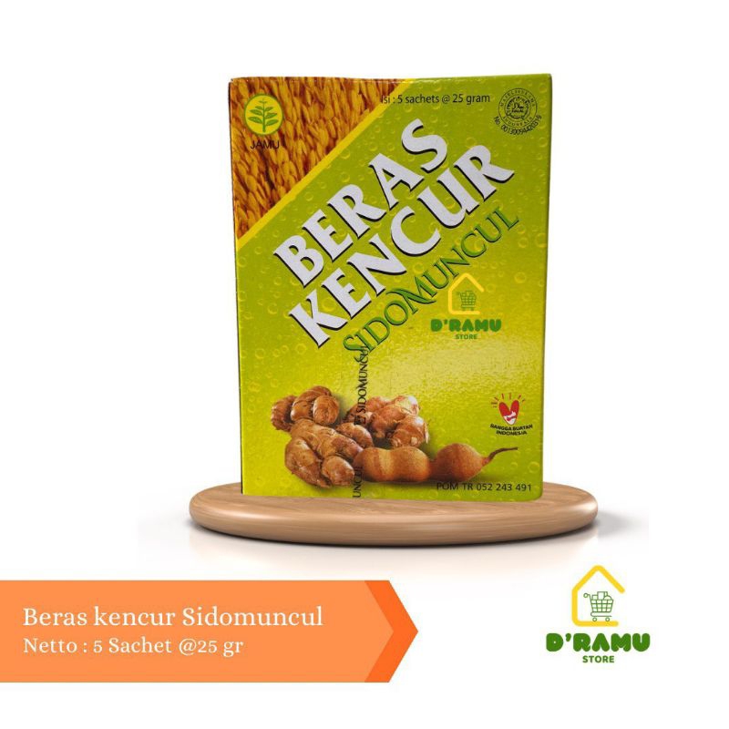 

BERAS KENCUR INSTAN SIDO MUNCUL - ISI 5 SACHET/PAK