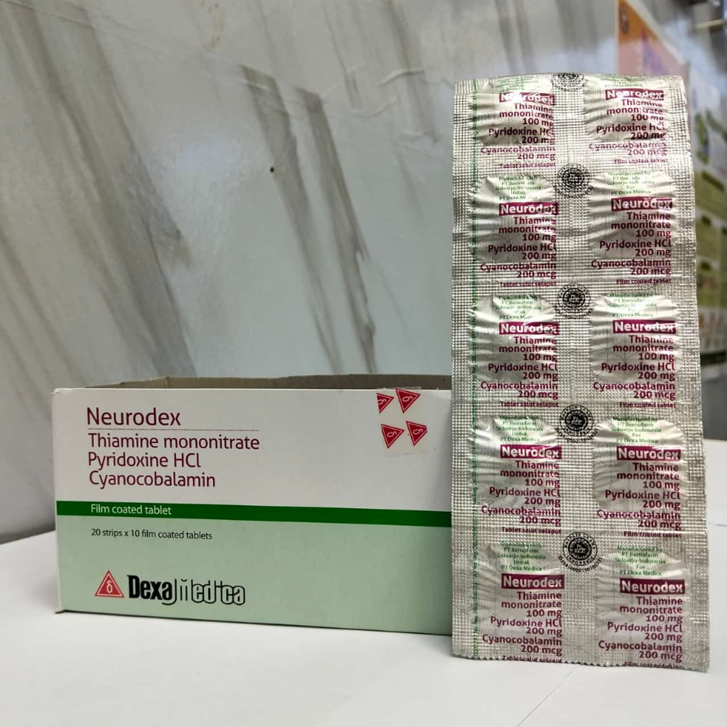 Neurodex 10 Tablet Vitamin Kebas Kesemutan