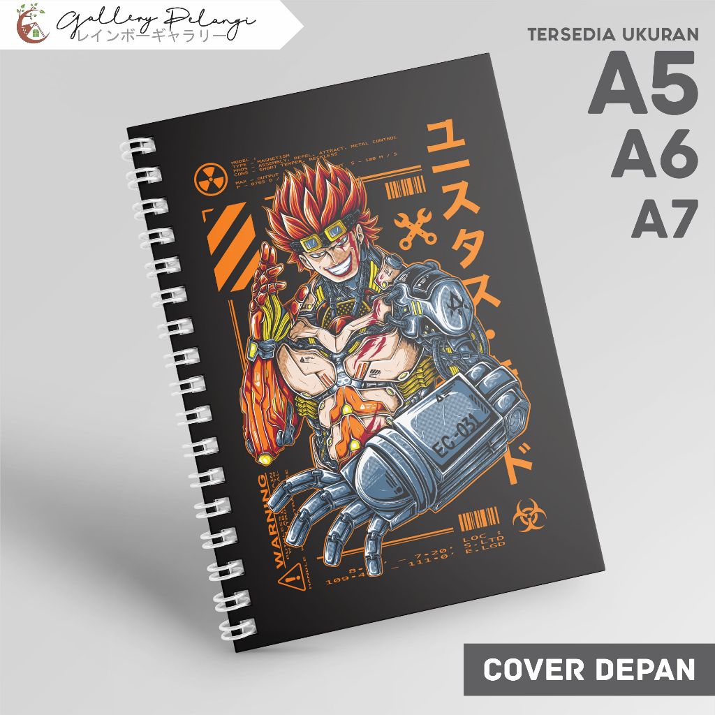 

Notebook Spiral A5 A6 A7 Japan Anime One Piece Kid sketchbook