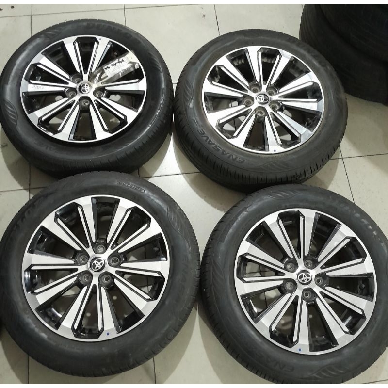 VELG SECOND ALL NEW AVANZA VELOZ Q RING 16 PCD 5X100 + BAN 195/60 R16