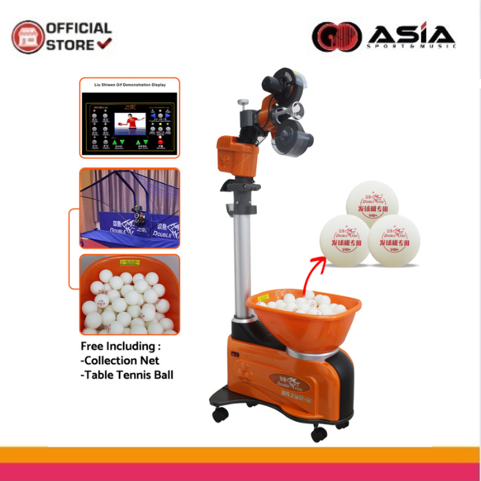 Robot Ping Pong Double Fish DF-G8 | Mesin Robot Ping Pong