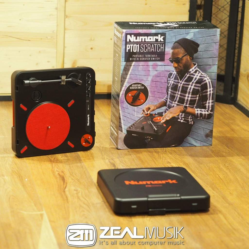 Numark PT01 Scratch Portable DJ Turntable ZEALMUSIK Jogja