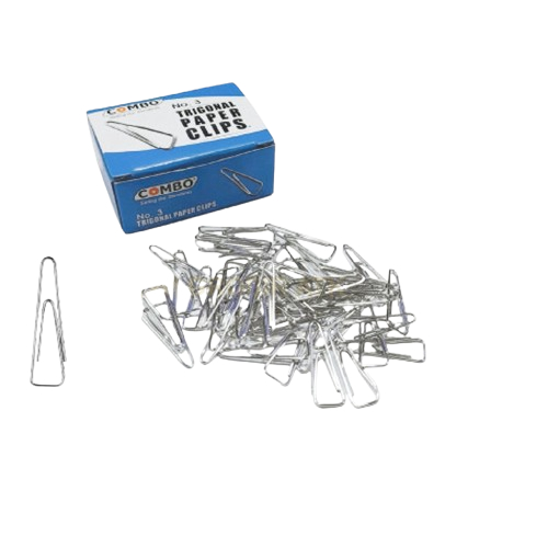 

PAPER CLIP TRIGONAL NO.3 COMBO/BENEFIT SILVER | 1 KOTAK
