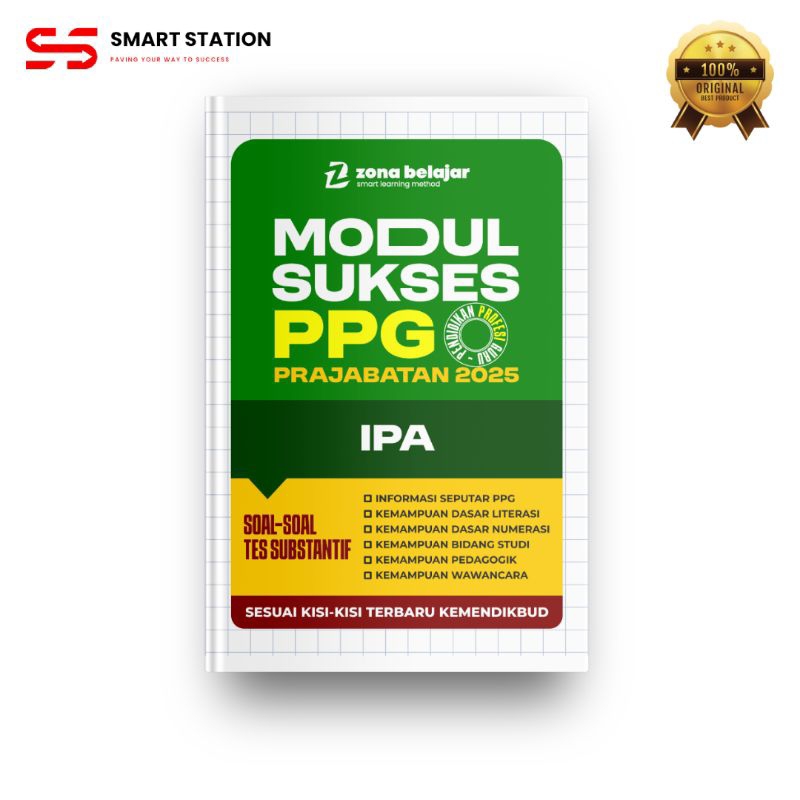 100% ASLI - Modul Sukses PPG Terbaru Bidang Studi IPA 2025