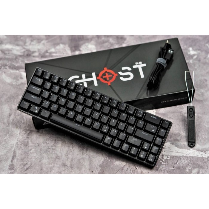 PARADOX GAMING GHOST KEYBOARD IBM68K Black - Blue SW (68%)