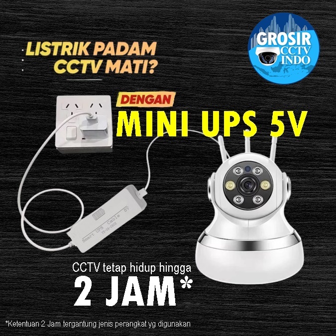 MINI UPS 5V Untuk Wifi Camera CCTV