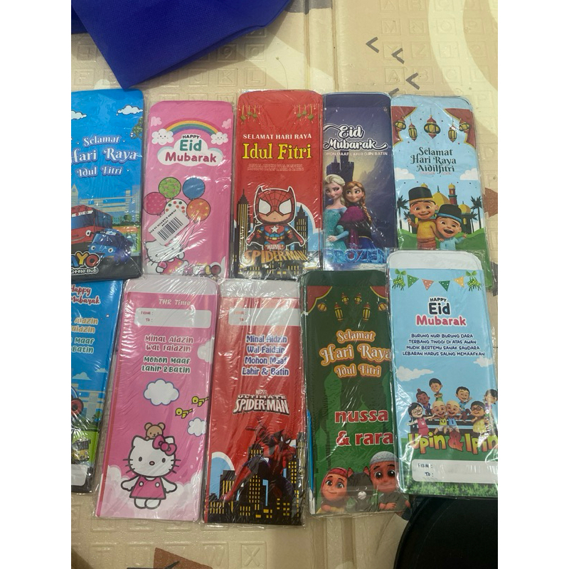 

amplop lebaran motif kartun anak