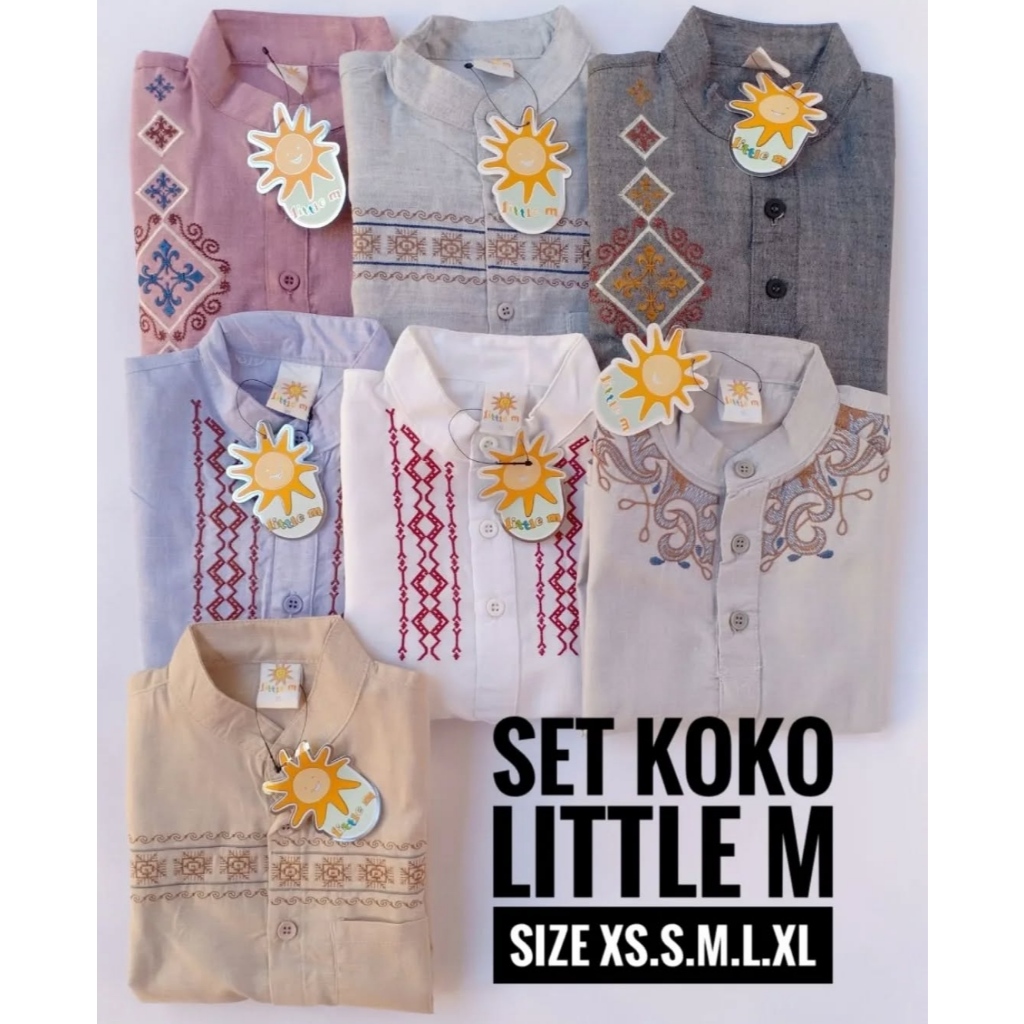 Nakamikids-Setelan Koko Little M Anak Laki-laki Terbaru