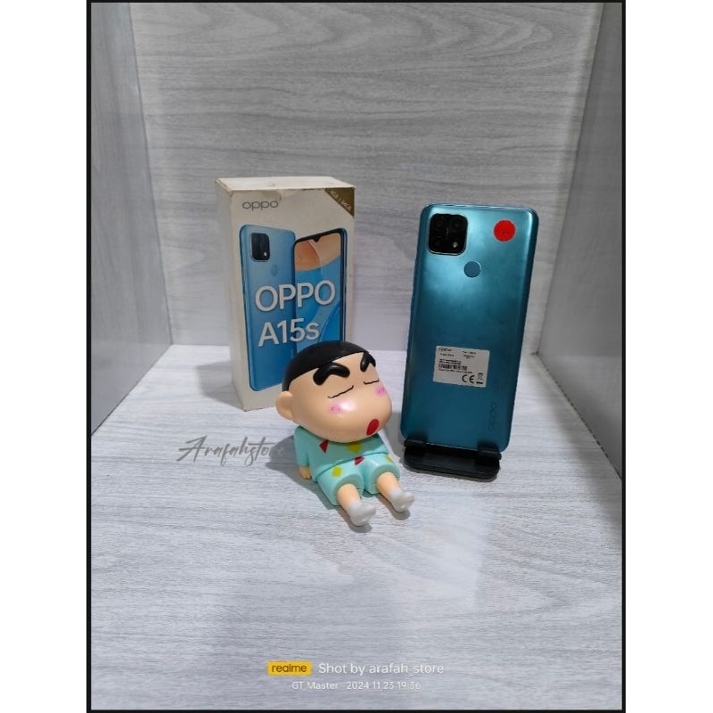 Oppo A15s 4/64 second fullset bergaransi