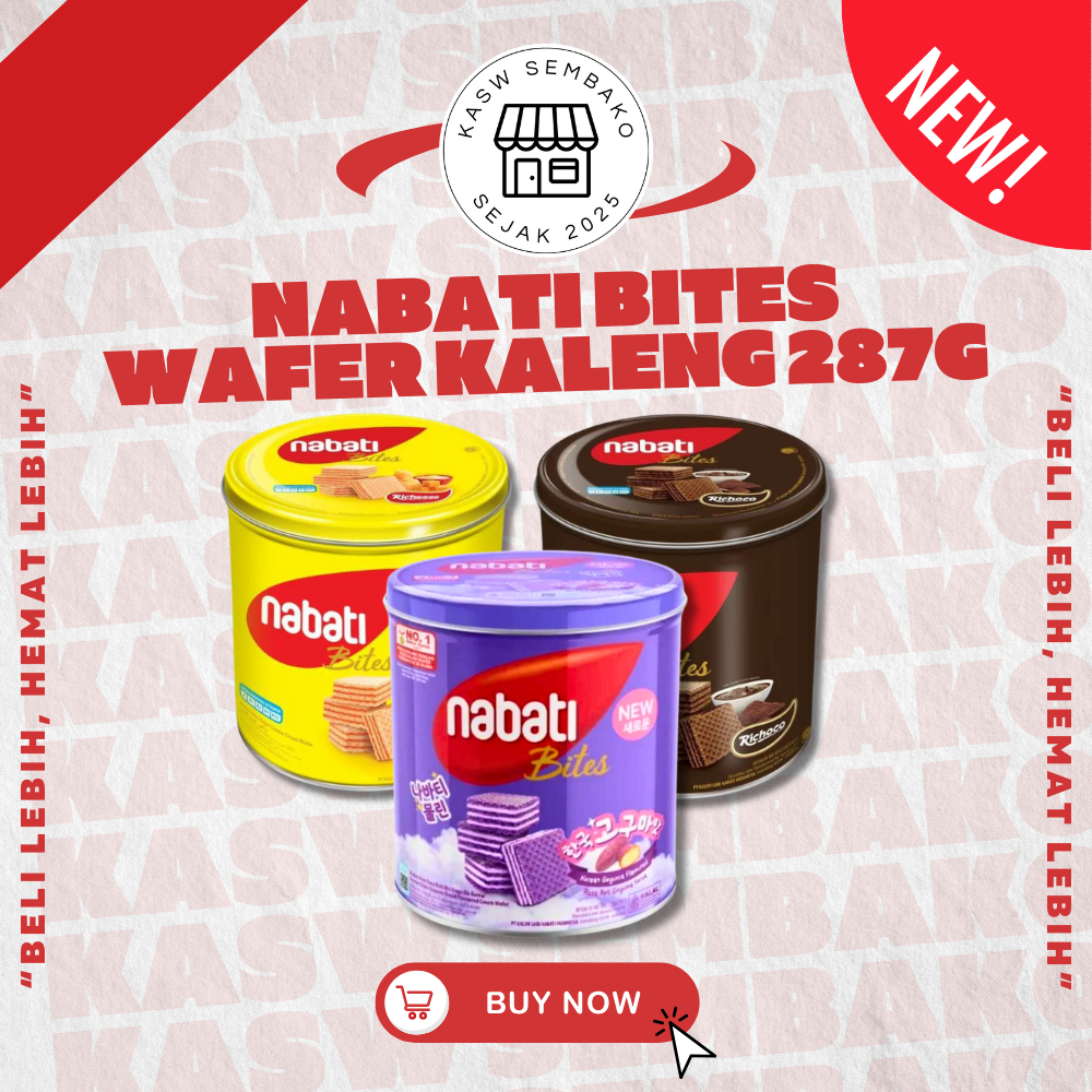 

Nabati Bites Wafer Kaleng 240 g