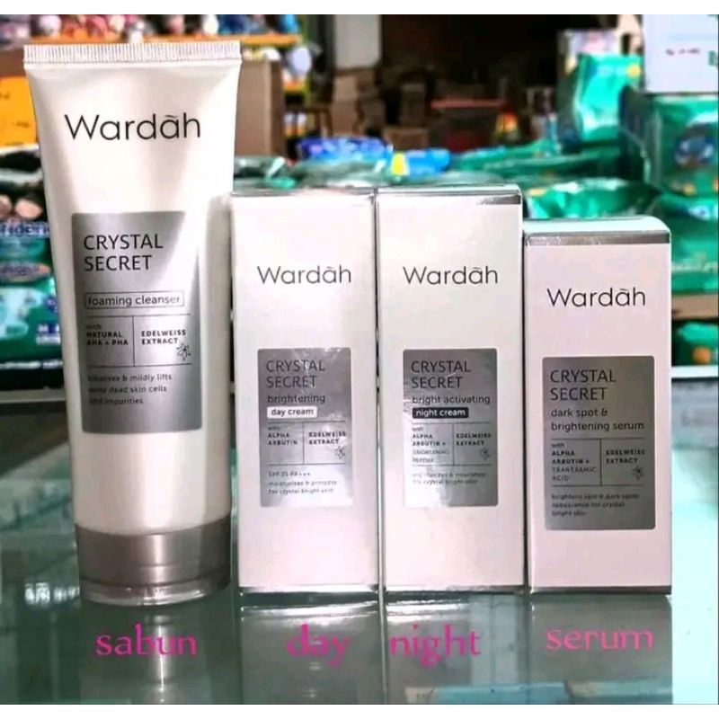 wardah white secret 1 paket
