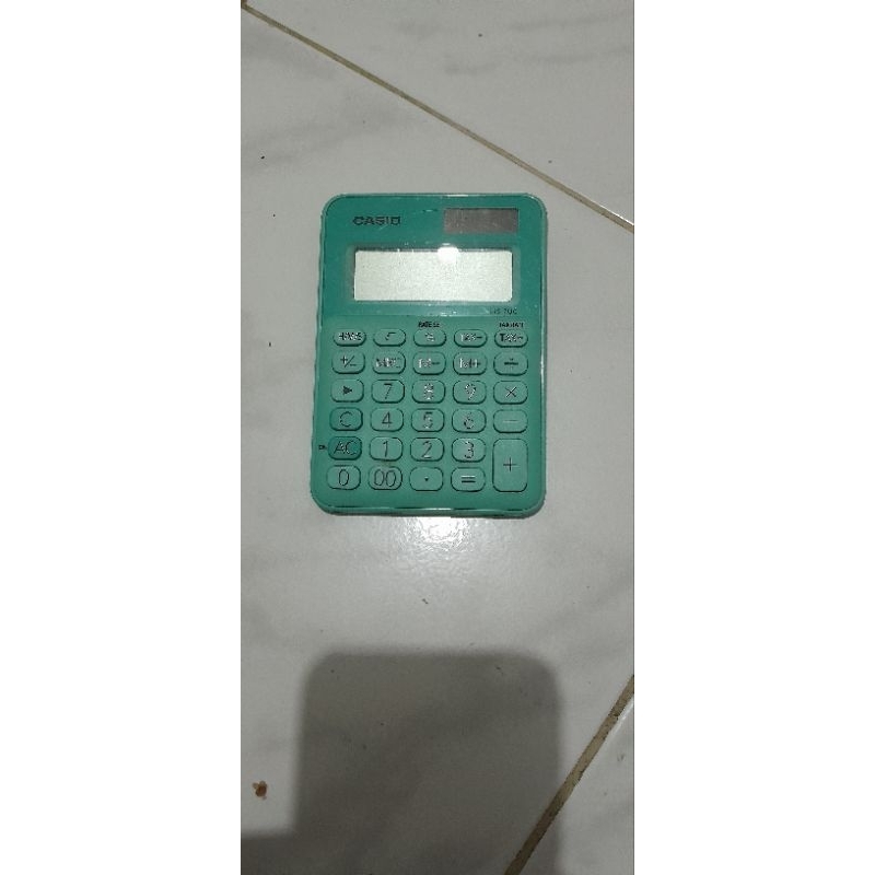 

Preloved calculator casio MS-7UC tanpa kehidupan