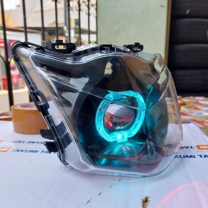 lampu depan biled motor honda beat karbu tinggal pasang