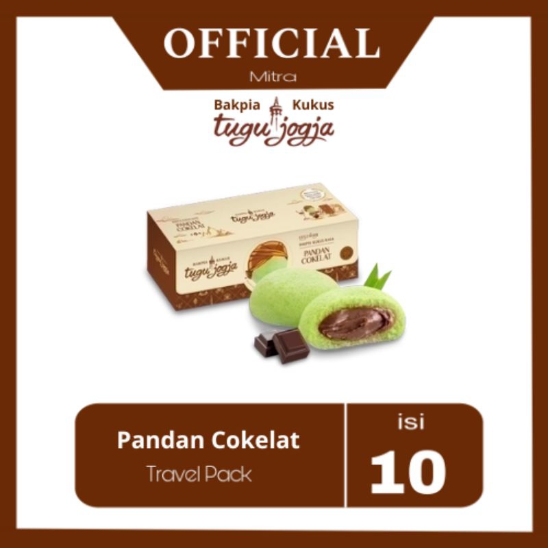 

Bakpia Kukus Tugu Jogja Pandan Cokelat - Travel Pack