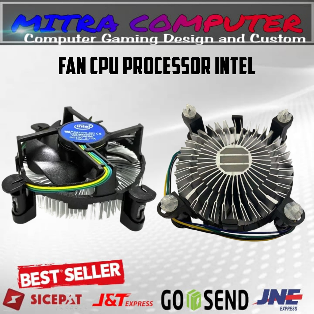 Fan Processor Intel LGA 775 1155 1156 1150 kipas prosesor