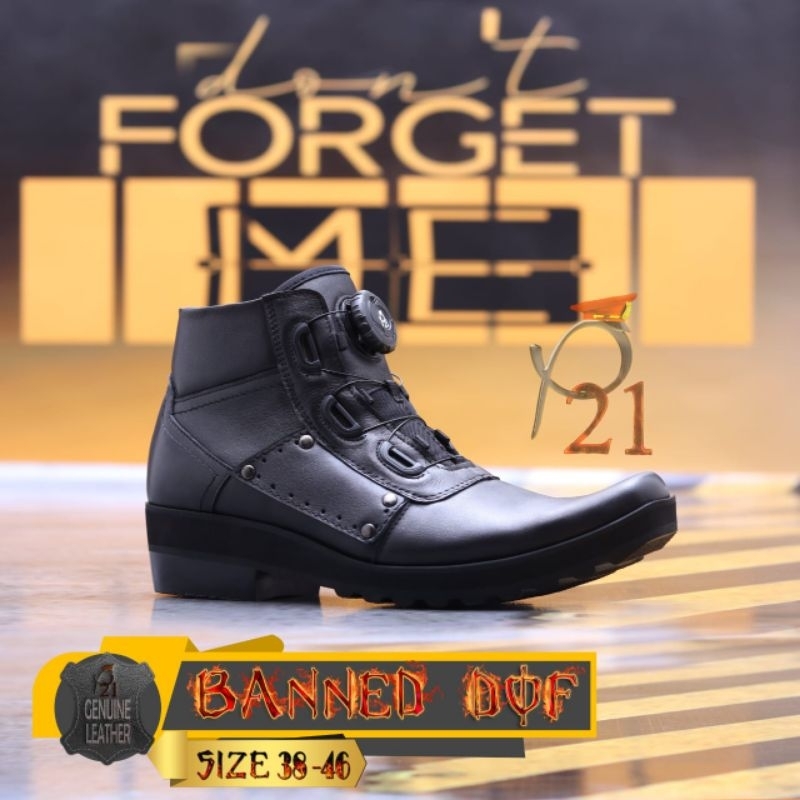 Sepatu P21 Banned Dof / Matte Gratis Kaos Kaki S&K*