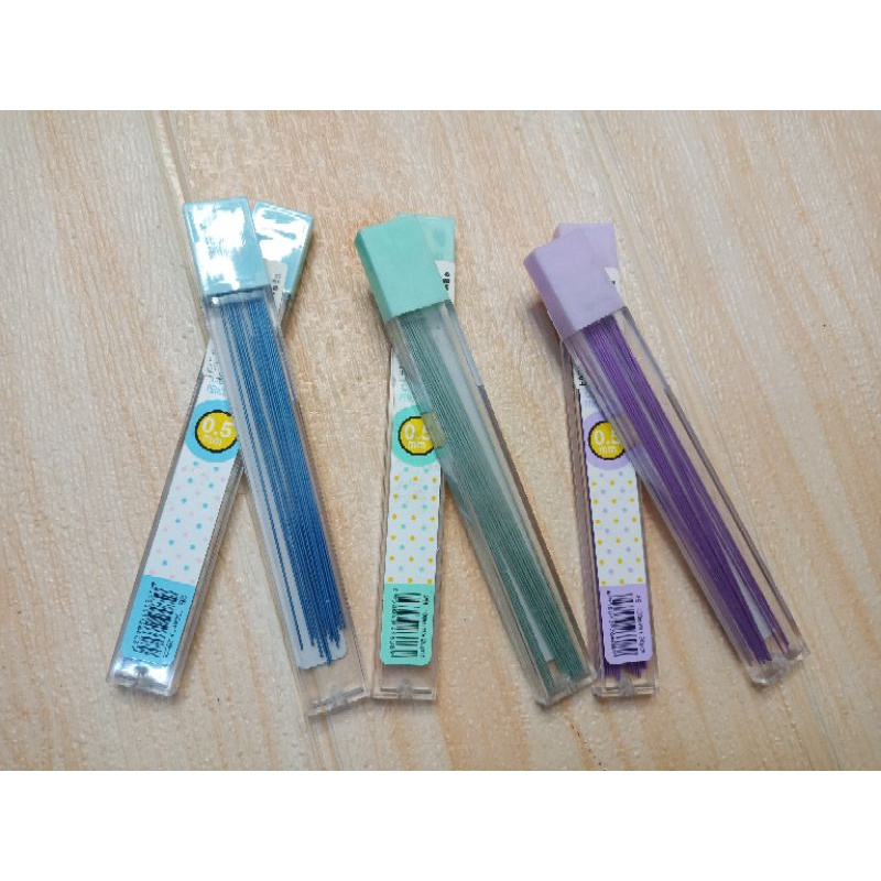 PENCIL LEADS isi pensil mekanik warna warni,isi pensil 0,5mm(lead 05)