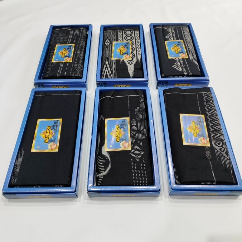 Sarung Wadimor Motif Bali | Sarung Wadimor Motif Bali Hitam