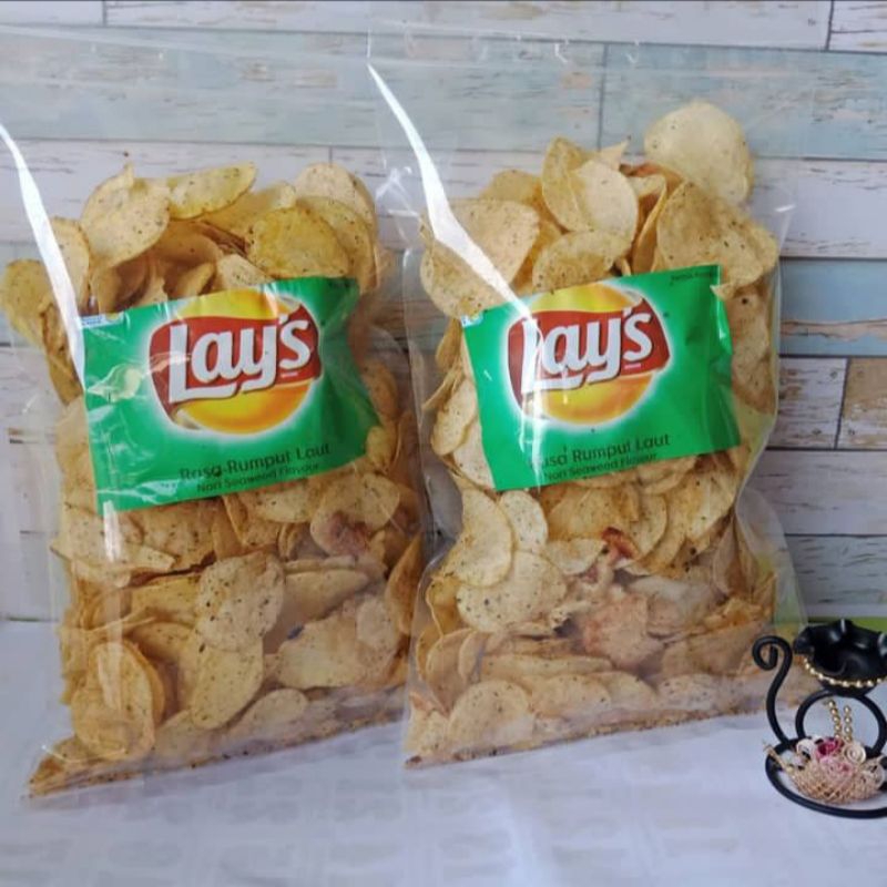 

Lays / Lite Rumput Laut Snack Branded Kemasan Plastik Berat 250gr