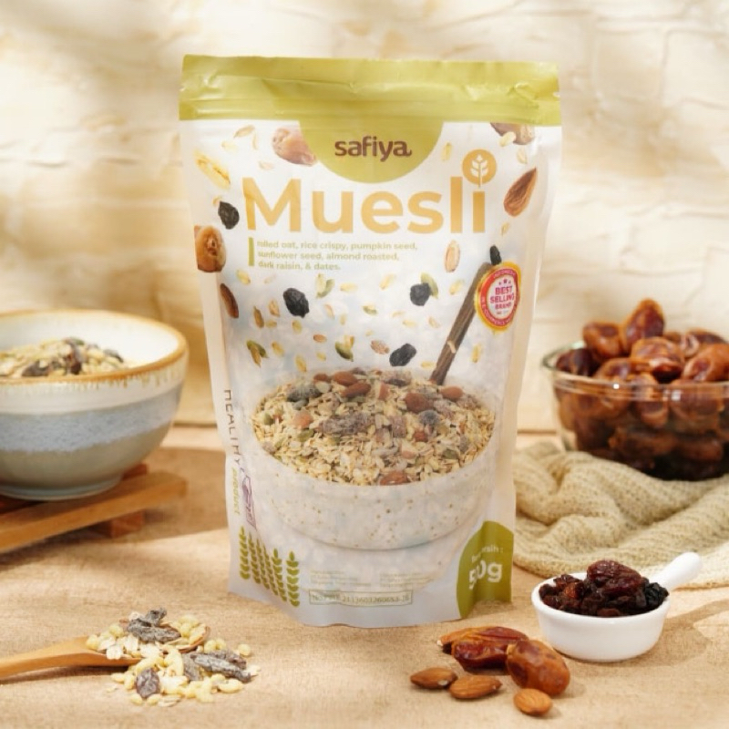 

Safiya Muesli Fruit & Seed 1 Kg Sereal Sehat Original Diet