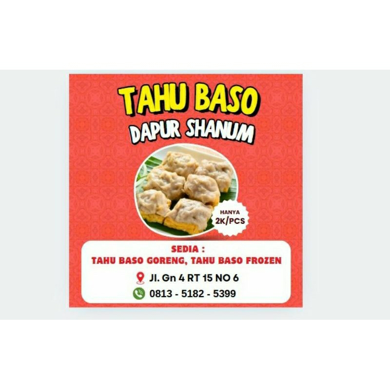 

Tahu Bakso Dapur Shanum